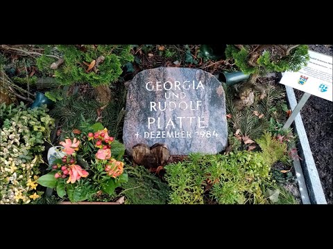 Friedhof Wilmersdorf - Das Grab von Rudolf Platte