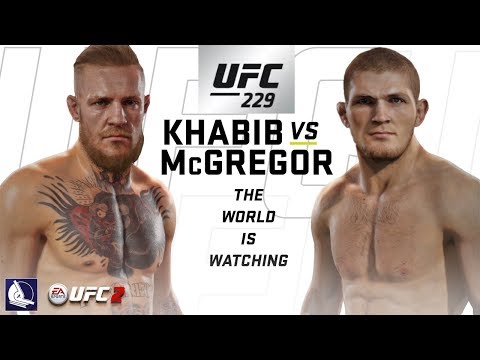 UFC 229: Conor McGregor vs Khabib Nurmagomedov (Championship fight simulation in EA Sports UFC 2)