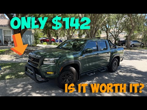 Installing Hecasa Bull Bar on my 2025 Nissan Frontier Pro x. Amazons cheapest option $142