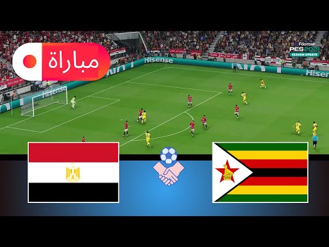 ZIMBABWE vs EGYPT | Cup of Nations 2025 Simulation | eFootball PES 21 Realistic Gameplay
