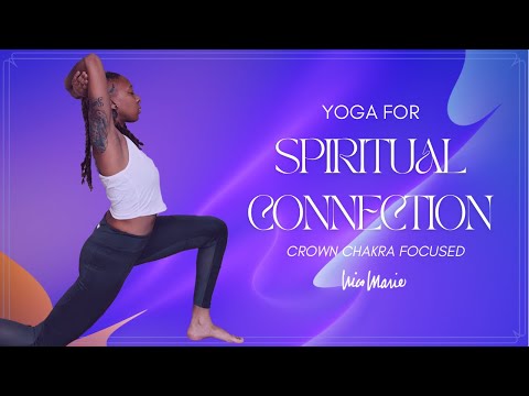 Yoga for SPIRITUAL CONNECTION | Crown Chakra Focused | 15 Minutes