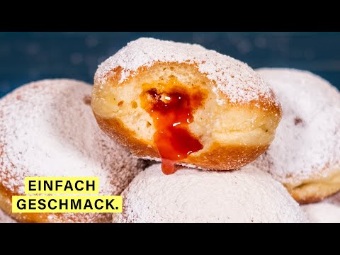 Fluffige Berliner selber machen (ohne Fritteuse)! 🤤