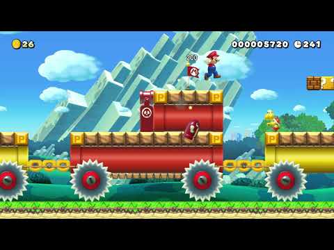 Super Mario Maker 2: W1-3 | Grassy Hill Railroad