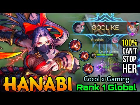 U CAN'T STOP HER!! Hanabi MPL Perfect Plays - Top 1 Global Hanabi by Cocol x Gaming - MLBB