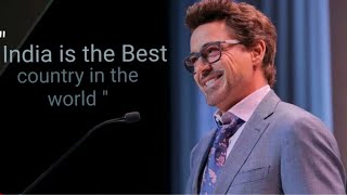 Robert Downey Jr. Talks about India in a speech | Robert Downey Jr. Official | watch till last !! video