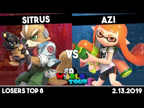 Sitrus (Fox) vs Azi (Inkling) | Losers Top 8 | SD World Tour #47