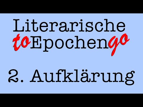 Die Aufklärung to go (Die literarische Epoche in 6,5 Minuten)