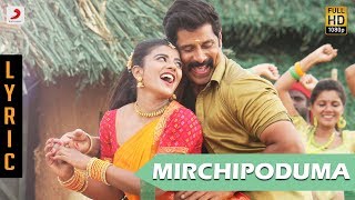 Saamy Telugu - Mirchi Poduma Lyric | Chiyaan Vikram, Ishwarya Rajesh | Hari | Devi Sri Prasad