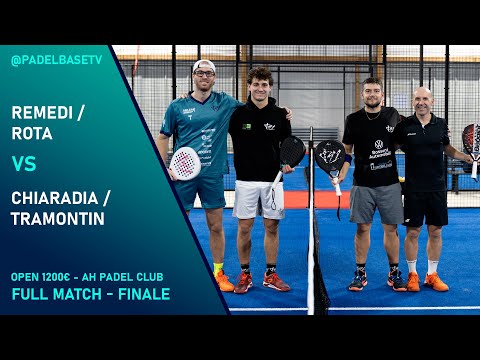 FINALE MASCHILE - OPEN 1200€ - Remedi - Rota Vs Chiaradia - Tramontin