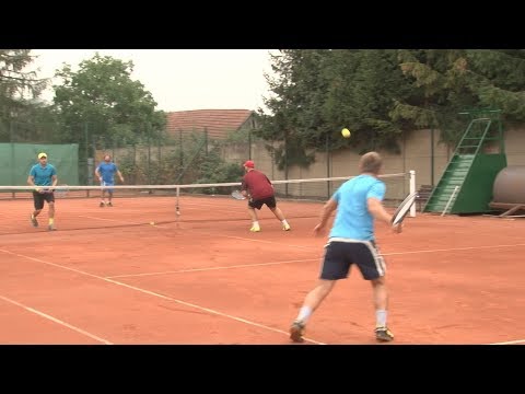 Tenisové Zubří Open ve čtyřhrách vyhrála dvojice Kocián, Těšický