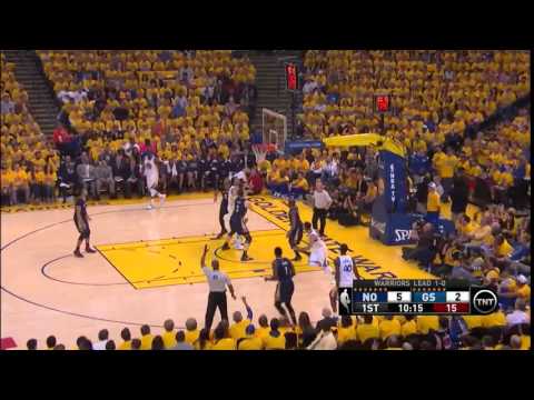 NBA, playoff 2015, Warriors vs. Pelicans, Round 1, Game 2, Move 3, Harrison Barnes, airBall