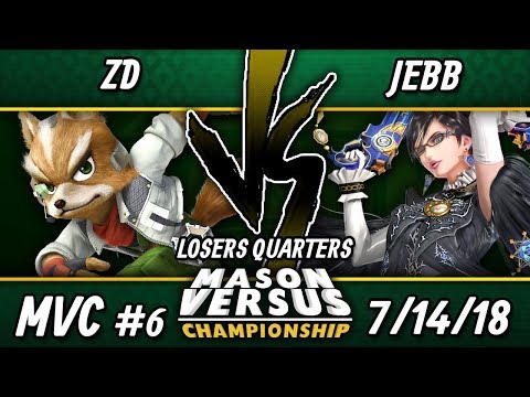 MVC Smash 4 - ZD (Fox) Vs. AF | JeBB (Bayonetta) - WiiU Losers Quarters