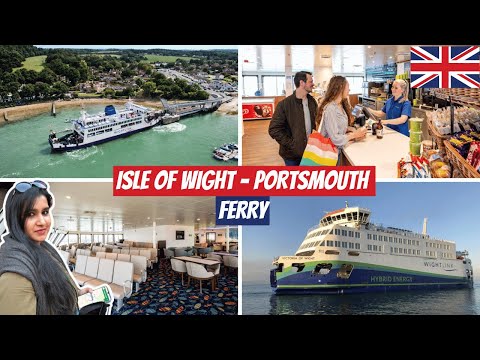 Isle of Wight to Portsmouth Ferry | Complete Crossing Guide & Experience | 4K - Ep 16