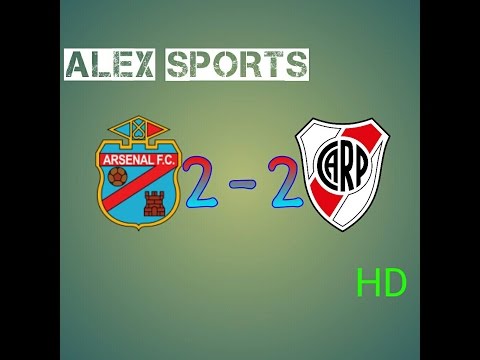 Arsenal De Sarandi vs River Plate 2-2 ~All Goals-Highlight/Resumen Primera Division 31.10.2016~