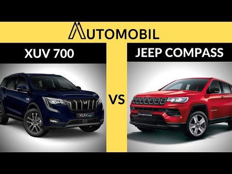 Mahindra XUV 700 vs Jeep Compass Car Comparison | Car Details Analysis Reviews | Automobil