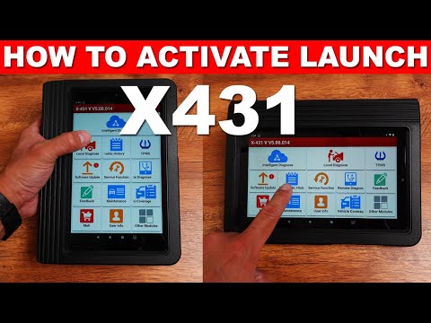 Launch X431 SETUP and ACTIVATION Process (X-431 Scan Tool)