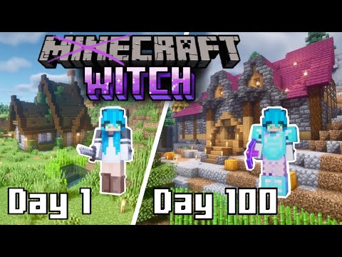 I Spent 100 Days in Minecraft, BEWITCHING and I Built... | Ultra Modded Magical Minecraft Survival