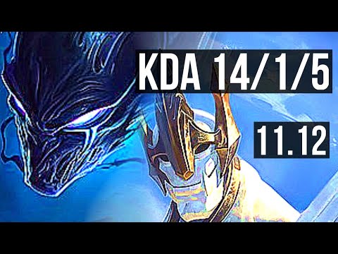 NOCTURNE vs GALIO (MID) | 14/1/5, 2.3M mastery, 1300+ games, Legendary | KR Diamond | v11.12