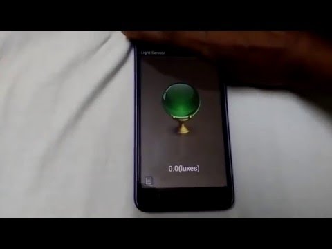 Huawei Honor 4X light sensor test