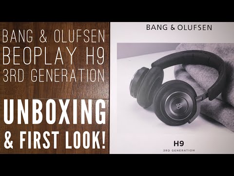 Bang & Olufsen BeoPlay H9 3rd Gen Unboxing - Amazing Luxury Wireless ANC Headphones!