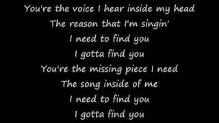 jonas brothers-I gotta find you with lyrics