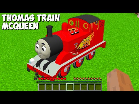 I FOUND REAL THOMAS TRAIN LIGHTNING MCQUEEN in MINECRAFT - GAMEPLAY