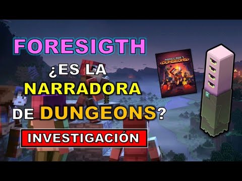 📕FORESIGTH of Minecraft Legends Lore Foresight is the NARRATOR of Minecraft Dungeons?