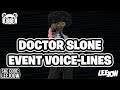 Fortnite COLLISION Event Doctor Slone Voice-lines (COLLISION Event)