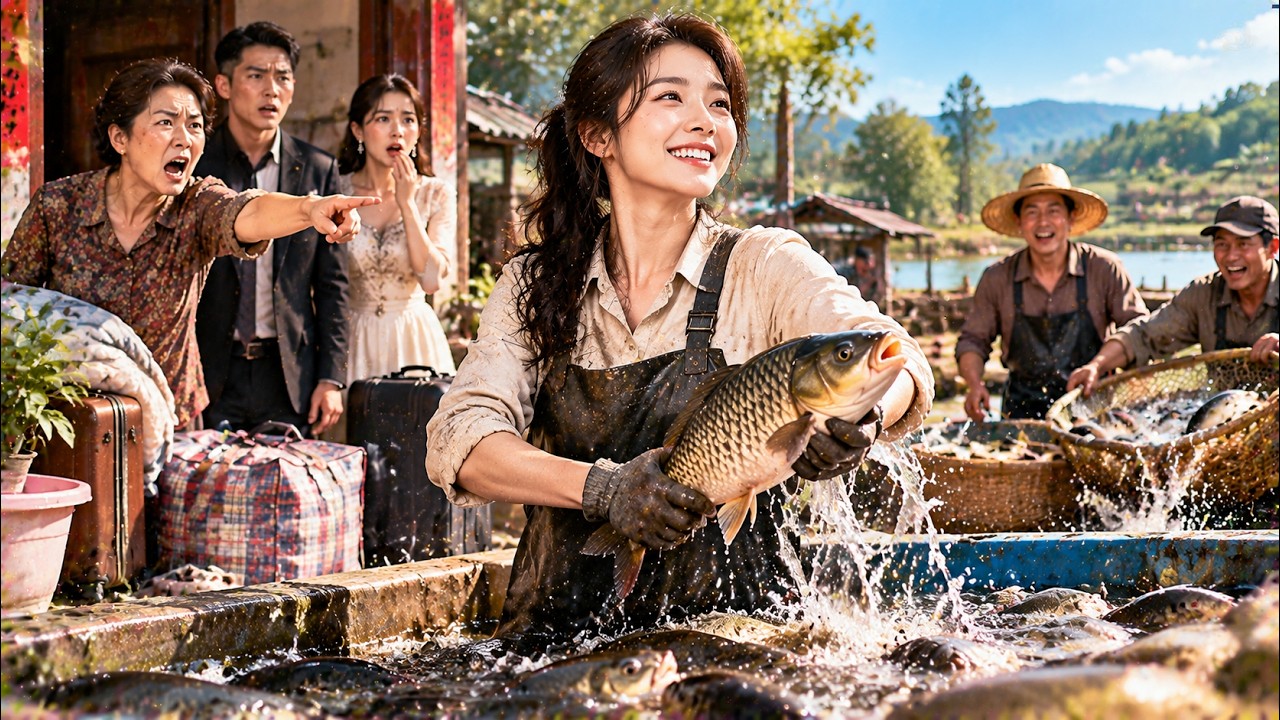 親媽為給弟弟騰婚房，把女兒趕出門！誰知她拿1800元承包破魚塘，竟翻身當上農場老闆，親媽當場傻眼！#