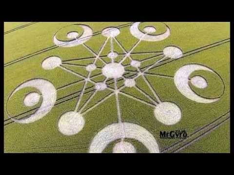Crop circles Ackling Dyke, nr Sixpenny Handley, Dorset, UK - 29 June 2014