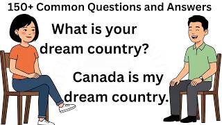 Learn English Fast | 150+ Common Questions and Answers | Daily Conversation Practice