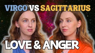 Virgo vs Sagittarius: Love & Anger Relationship Compatibility!