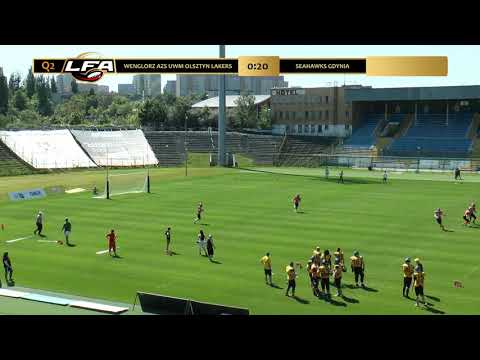 Skrót meczu WENGLORZ AZS UWM Olsztyn Lakers - Seahawks Gdynia | 14:55