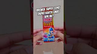 KARTU EMAS APA INI⁉️HASIL BREWEK TERCEPAT #boboiboy #monstagalaxycard