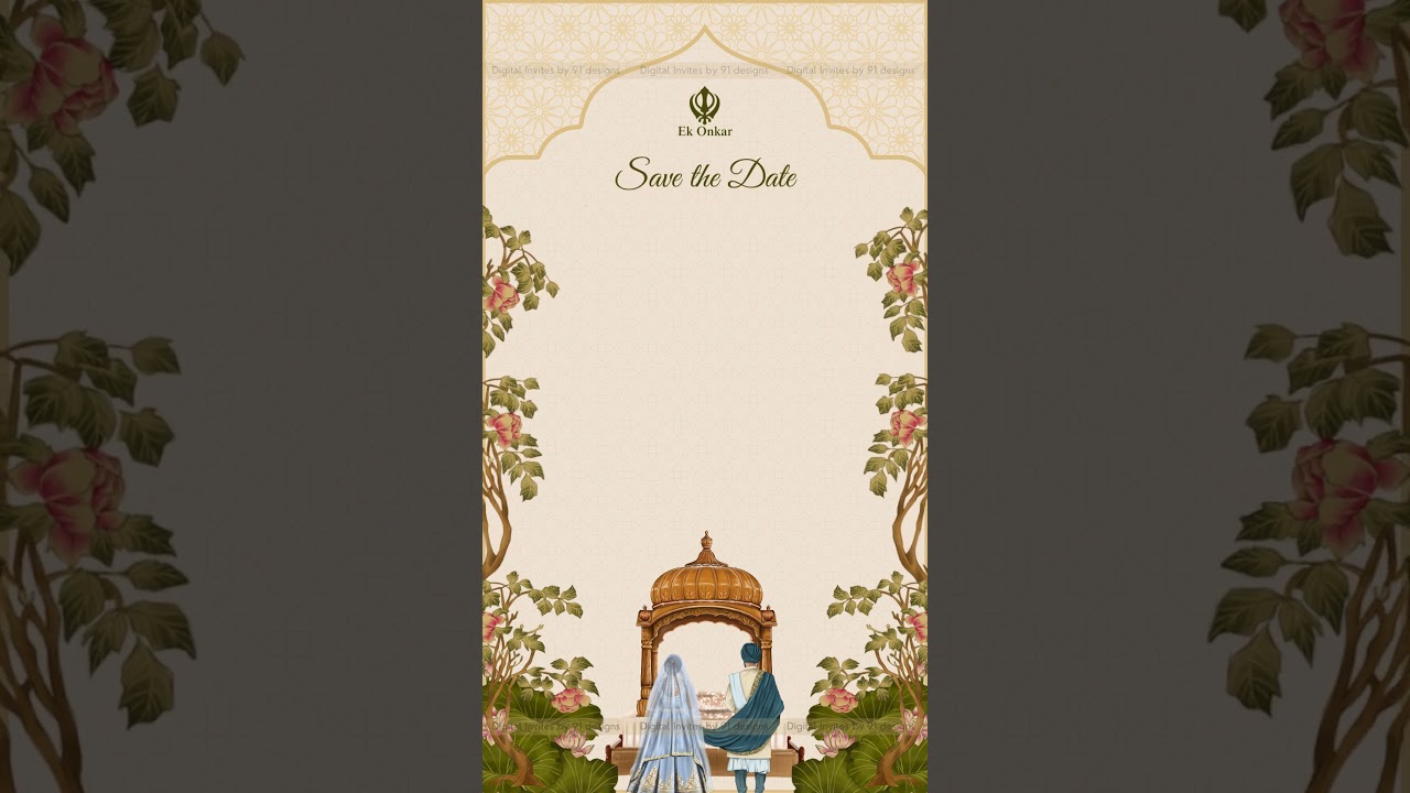 Elegant Script Save the Date Invitation