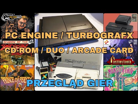 Borsuk Retro Gry TV: PC ENGINE / TURBOGRAFX (CD-ROM / DUO / ARCADE CARD) - Przegląd Gier #2