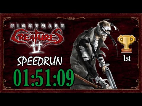 Nightmare Creatures 2 (DC) Speedrun: 01:51.09 WR (by Mr.Croft)