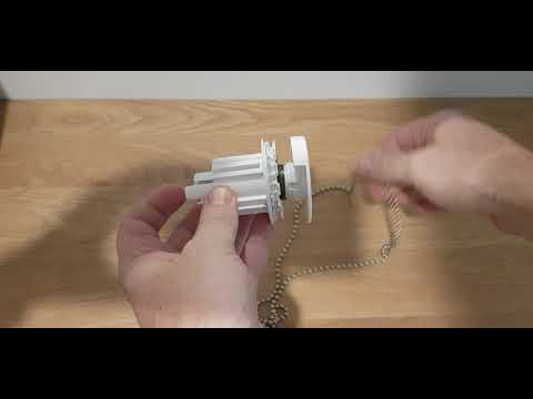 How to replace a chain in a roller blind
