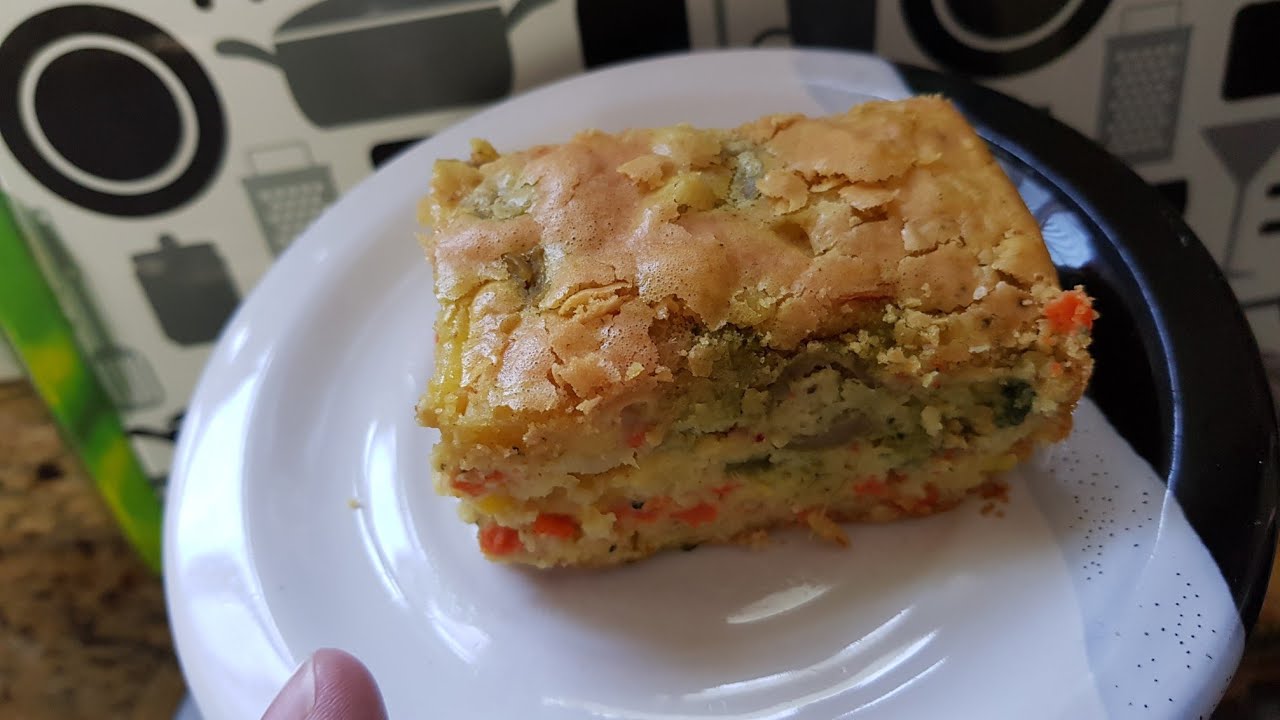 Torta de legumes  (sem glúten e sem leite)...Maravilhosa 😋  #celiacos #APLV