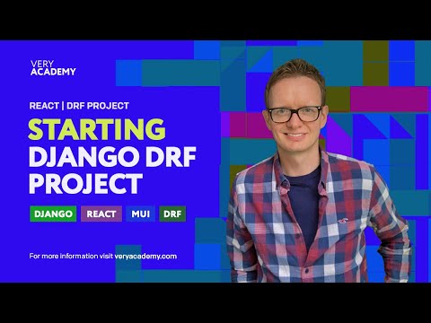 Full Stack React Django DRF | Chat App | Create a New Django DRF Project thumbnail
