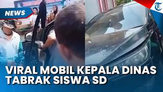 Detik-detik Mobil Kepala Dinas di Banten Tabrak Siswa SD yang Sedang Jajan, 1 Anak Meninggal