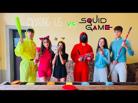 AMONG US vs SQUID GAME - by Charlotte M.