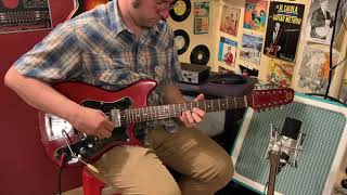 Video thumbnail for 1960s KAPA Continental 12-string electric guitar (baritone tuning, rubber bridge, flatwound strings) by Jake Wildwood & Co