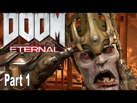 Doom Eternal - Walkthrough Part 1 Hell on Earth No Commentary [HD 1080P]