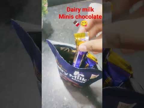 Cadbury dairy milk minis chocolate 🍫 unboxing 😋#dairymilk