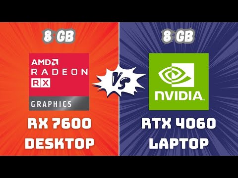 RX 7600 Desktop vs RTX 4060 Laptop – Gaming & Productivity | Which One Wins? (1080p, 2K & 4K)