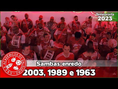 Salgueiro 2003, 1989 e 1963 | Sambas ao vivo no Salgueiro Convida #SC23