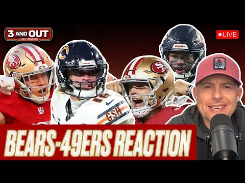 Caleb Williams & Bears lose SNF THRILLER to Purdy & 49ers + NFL Week 17 Reaction | 3 & Out NFL Live