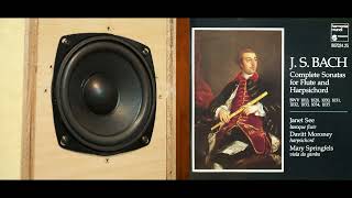 【空気録音】秋月350円SP改は繊細感はイマイチだけど管楽器がイケてる[01]～BACH / Flute Sonata BWV1034 - Janet See(baroque flute)