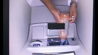 Man pours beverages into ATMs to steal cash